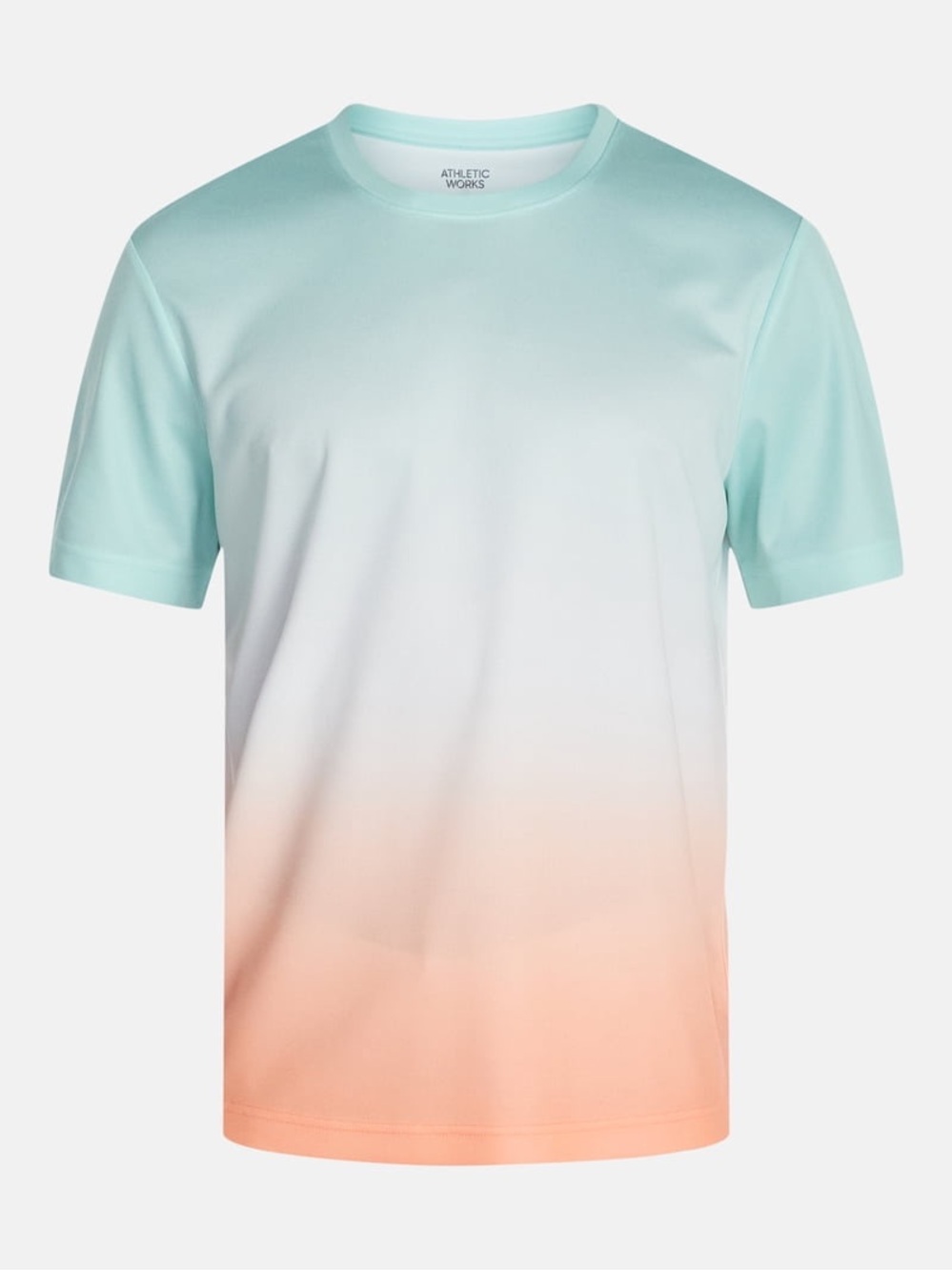NWT Athletic Works Men's / Big Men's Ombre Mesh Tee, Sizes XXL